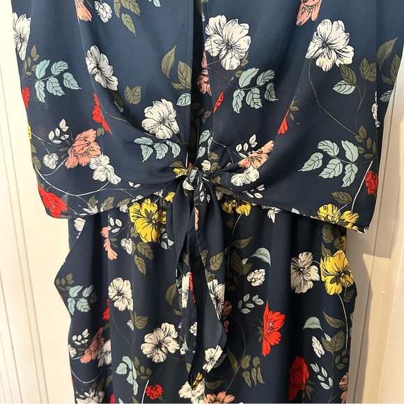 JACK by BB Dakota Garden My French Floral Print Jumpsuit, Wide Cropped Leg - Picture 4 of 11
